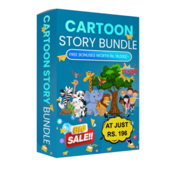 Cartoon Story Bundle — 100+ Printable & Digital Stories for Kids